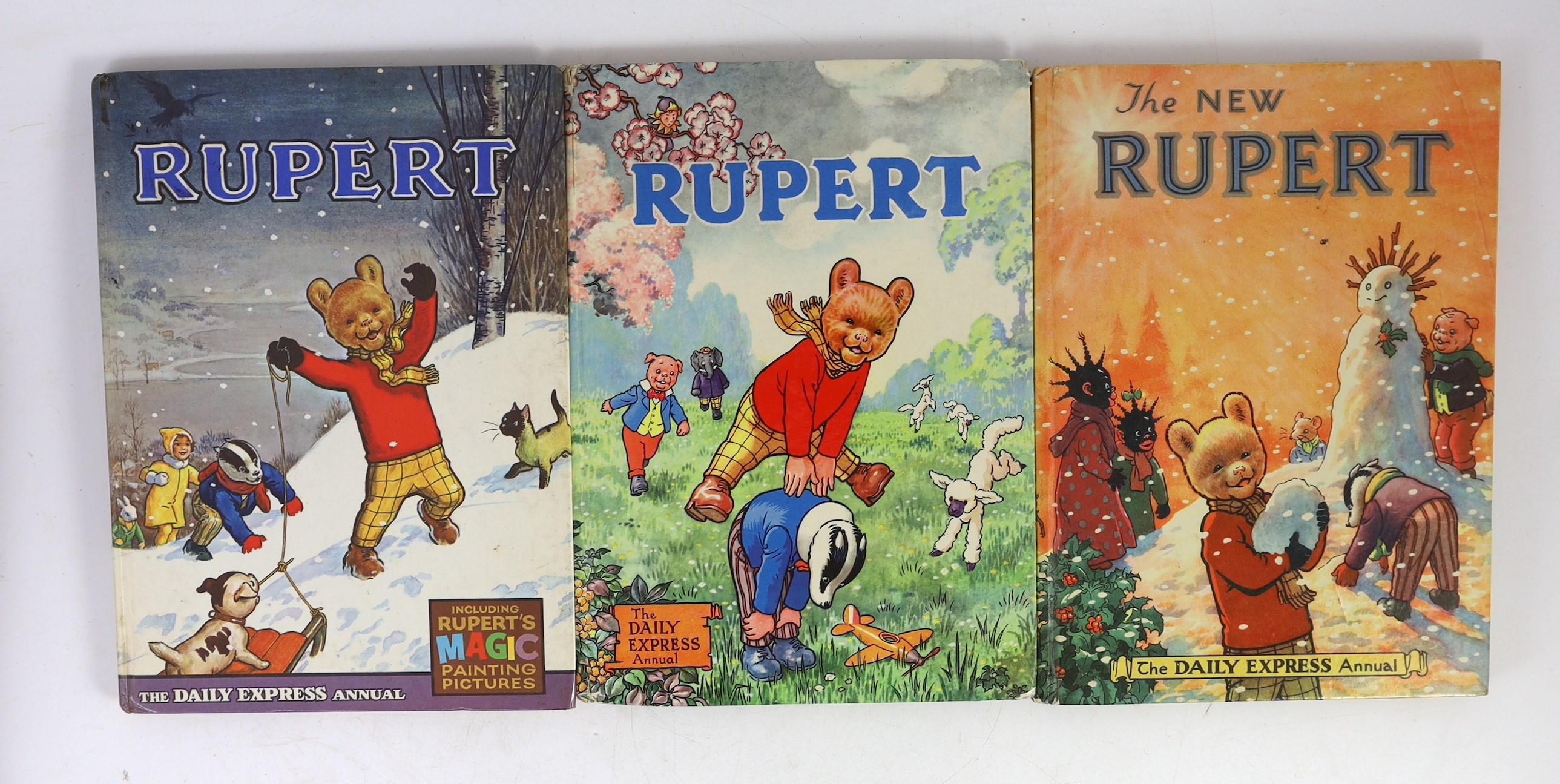 Bestall, Alfred E. - Rupert Bear Annuals, for the years 1954, 1957-60, 1963-68 (10)